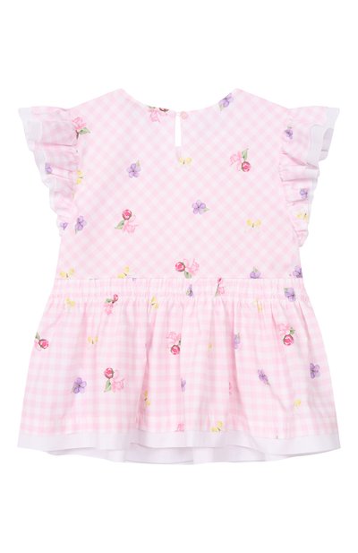 Хлопковая блузка MONNALISA, арт. 11G301, фото 2