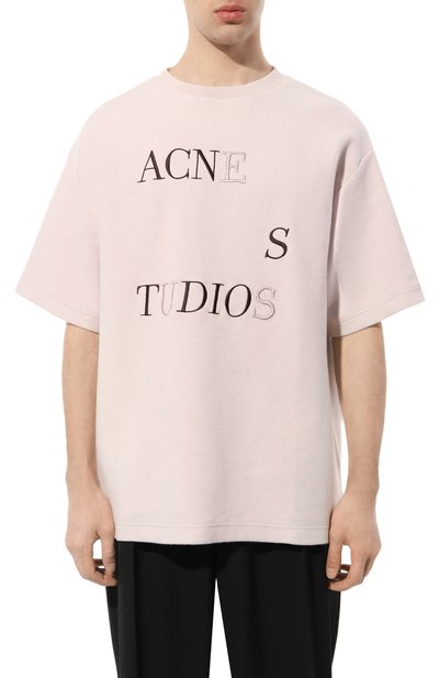 Хлопковая футболка ACNE STUDIOS, арт. FN-MN-SWEA000334, фото 3