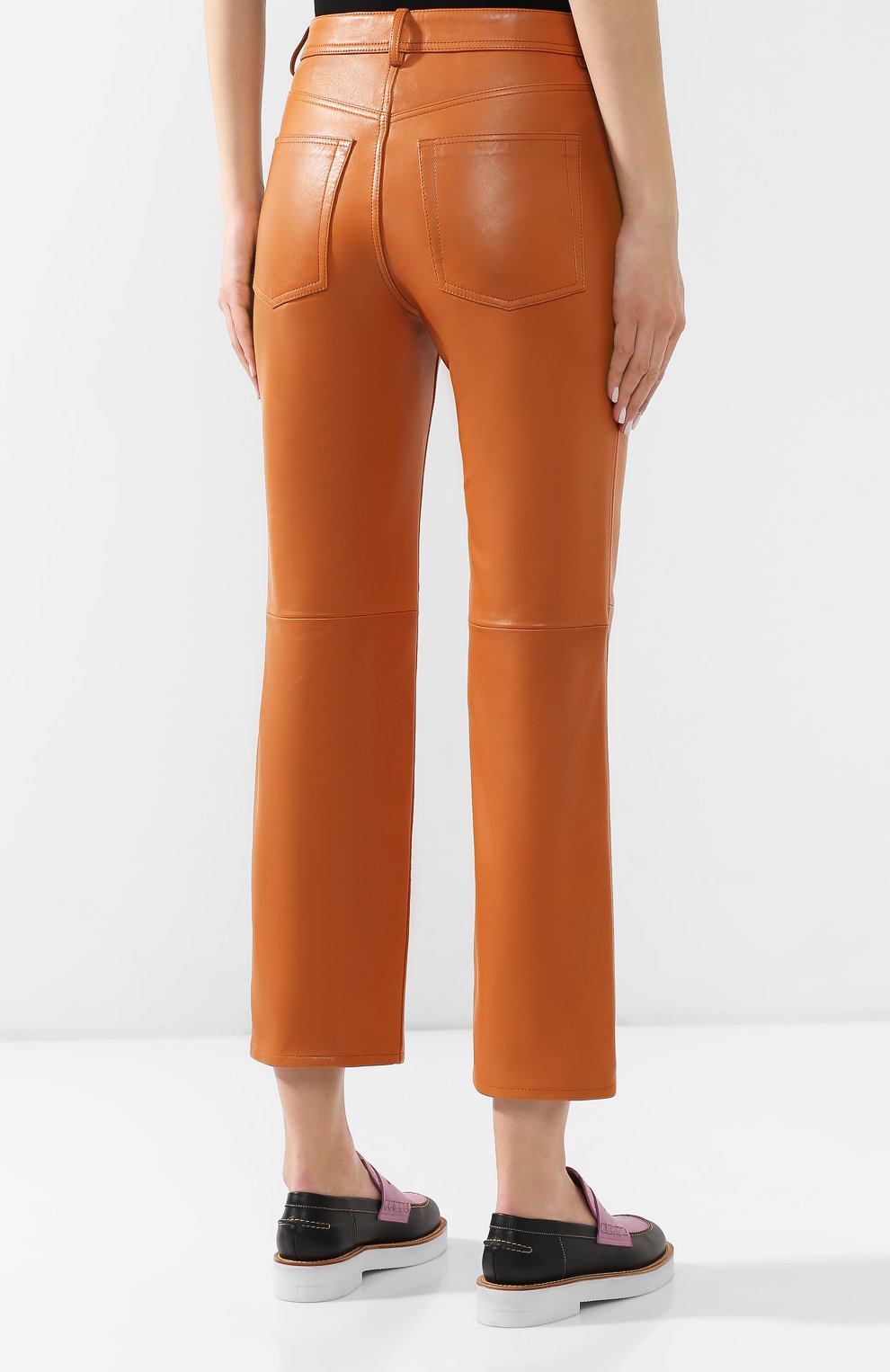 Кожаные брюки ACNE STUDIOS, арт. AK0083, фото 4