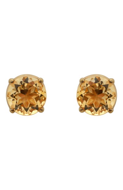 Женские серьги-пусеты baby cartoon с цитрином MOONKA, арт. cr-bb-er-cit