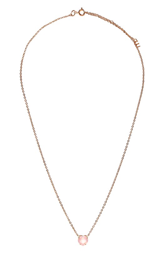 Кулон c агатом Cartoon Hearts Moonka HRT-925RG-NK-AGT-PK Розовый HRT-925RG-NK-AGT-PK