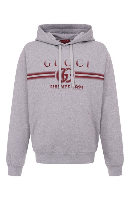 Мужской хлопковое худи GUCCI, арт. 788771/XJGKP