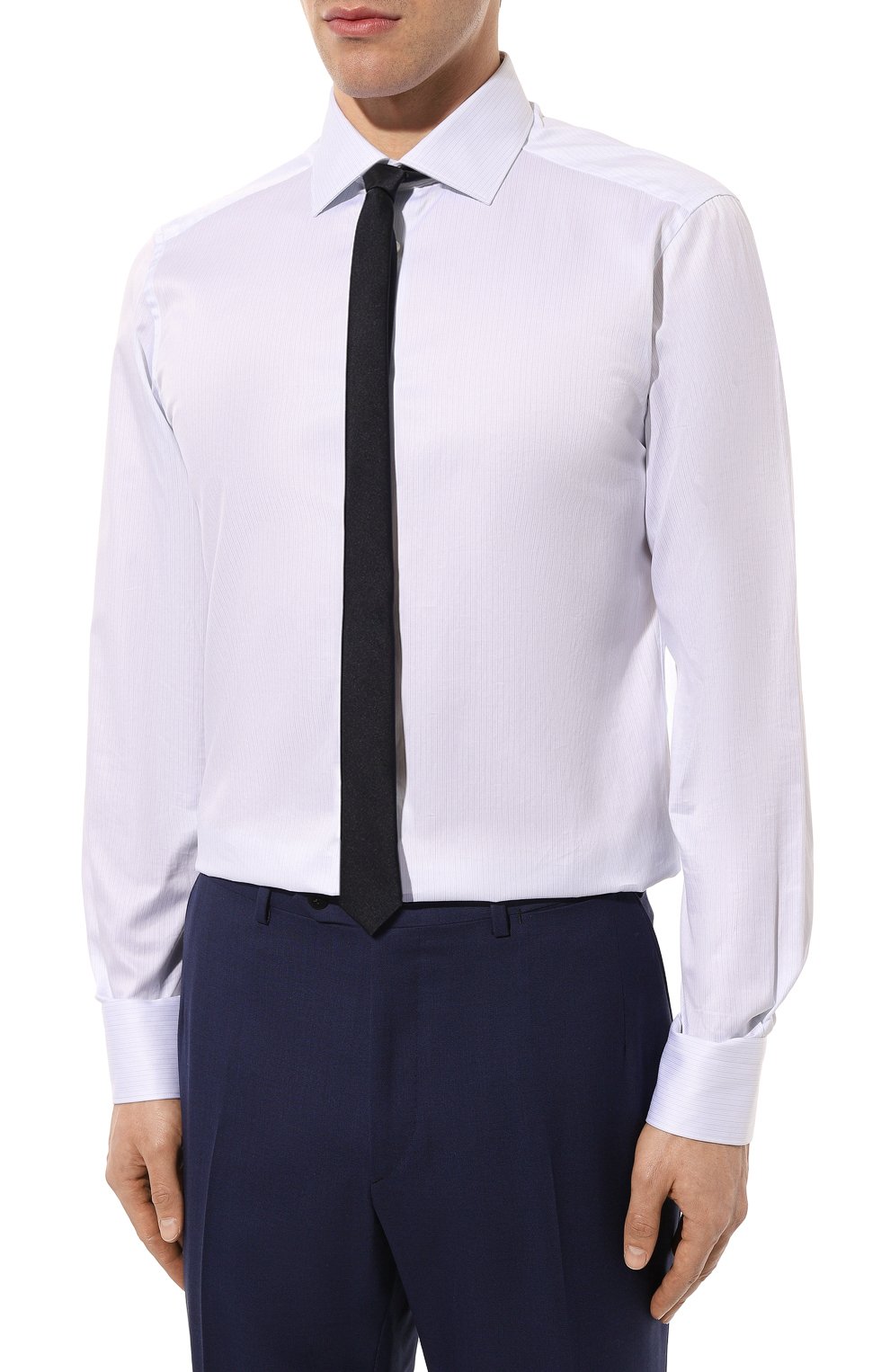 Хлопковая сорочка ZEGNA, арт. 501046A5/9MS0MT, фото 3