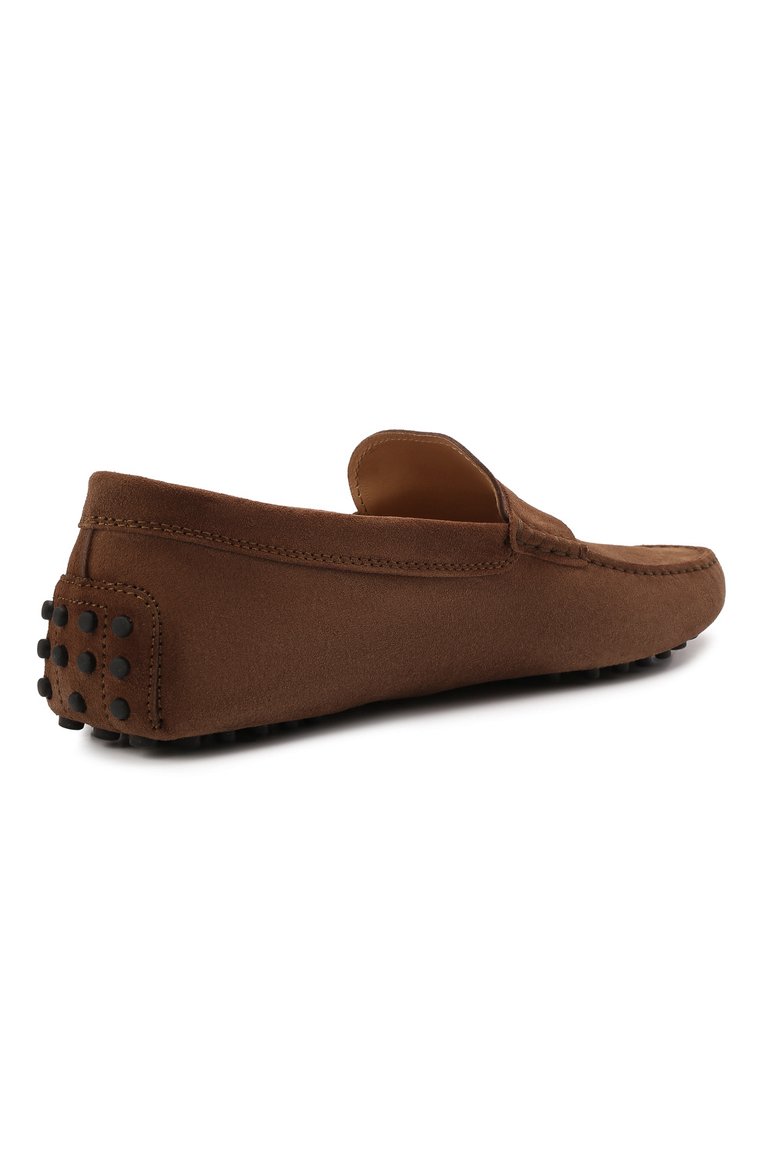 Мужские замшевые мокасины TOD’S коричневого цвета, арт. XXM64C00640RE0 | Фото 5 (Материал внутренний: Натуральная кожа; Стили: Кэжуэл; Нос: Не проставлено; Материал внешний: Натуральная кожа, Замша; Автоматизация состава: Проставлено)
