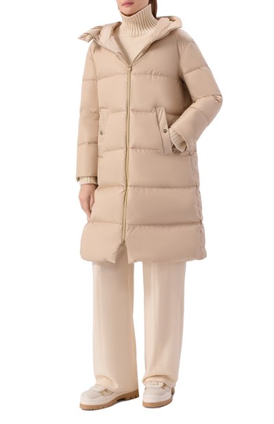 Пуховик HERNO бежевого цвета по цене 98000 руб., арт. PI002213D/12004, фото 3 Пуховик HERNO, арт. PI002213D/12004, фото 3