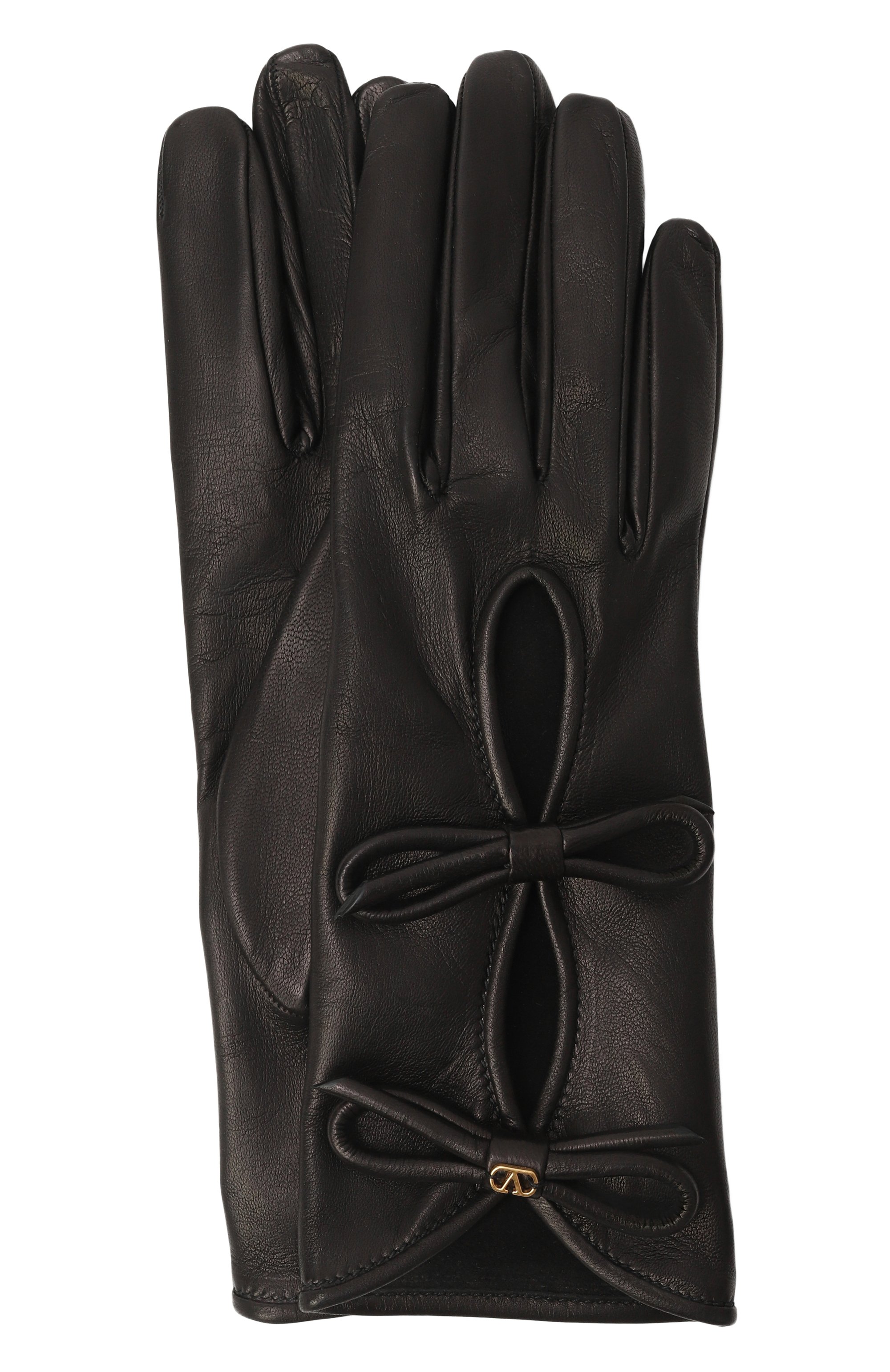 Кожаные перчатки VALENTINO, арт. 7W0GDA42/CZV, фото 1