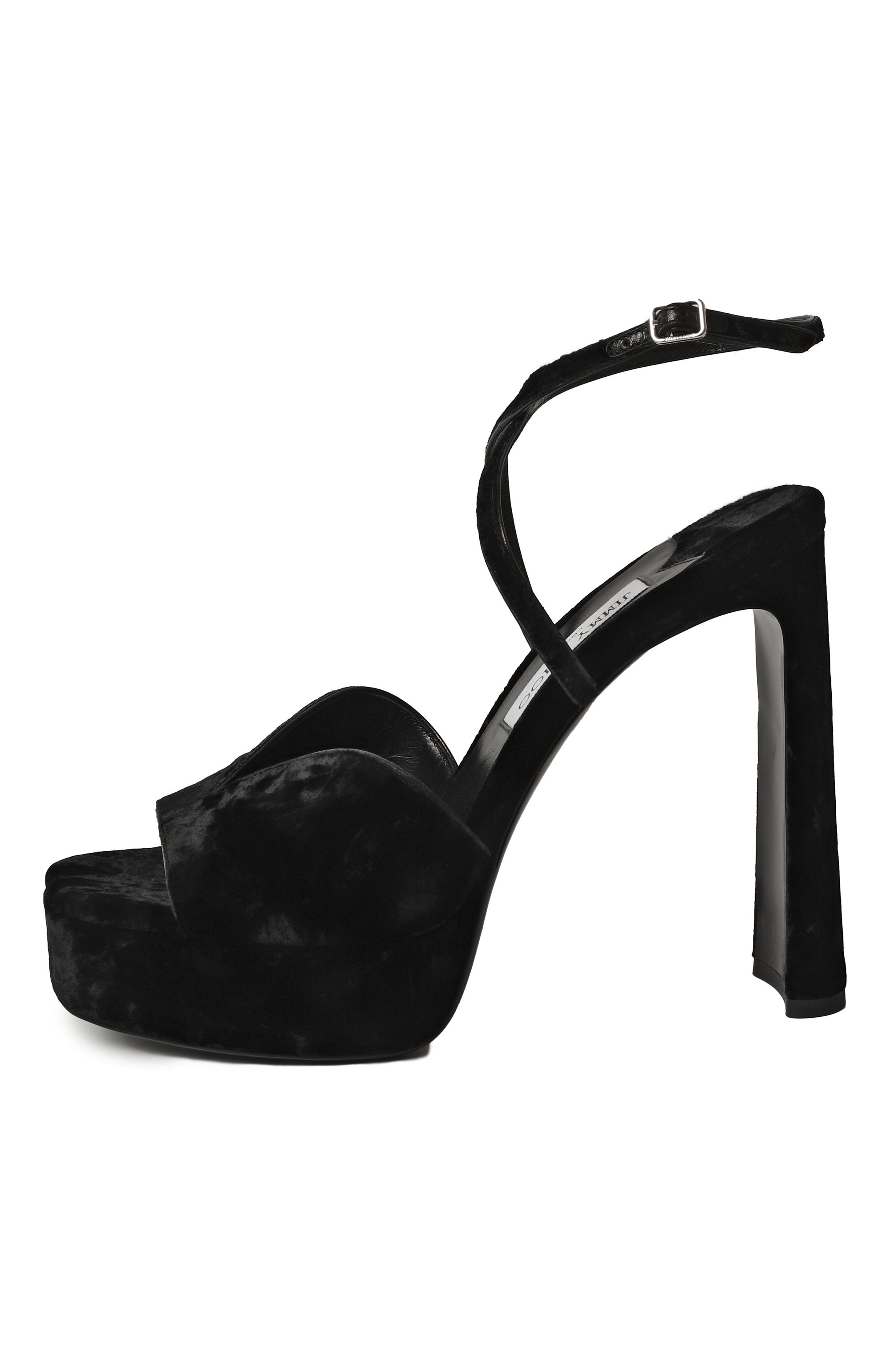 Текстильные босоножки karli 125 JIMMY CHOO, арт. KARLI/PF 125, фото 4