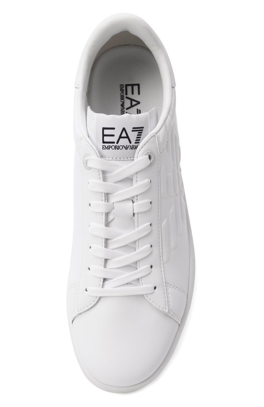 Кожаные кеды Classic CC EA7 7X000331/AF10848 Белый  7X000331/AF10848 Фото 6