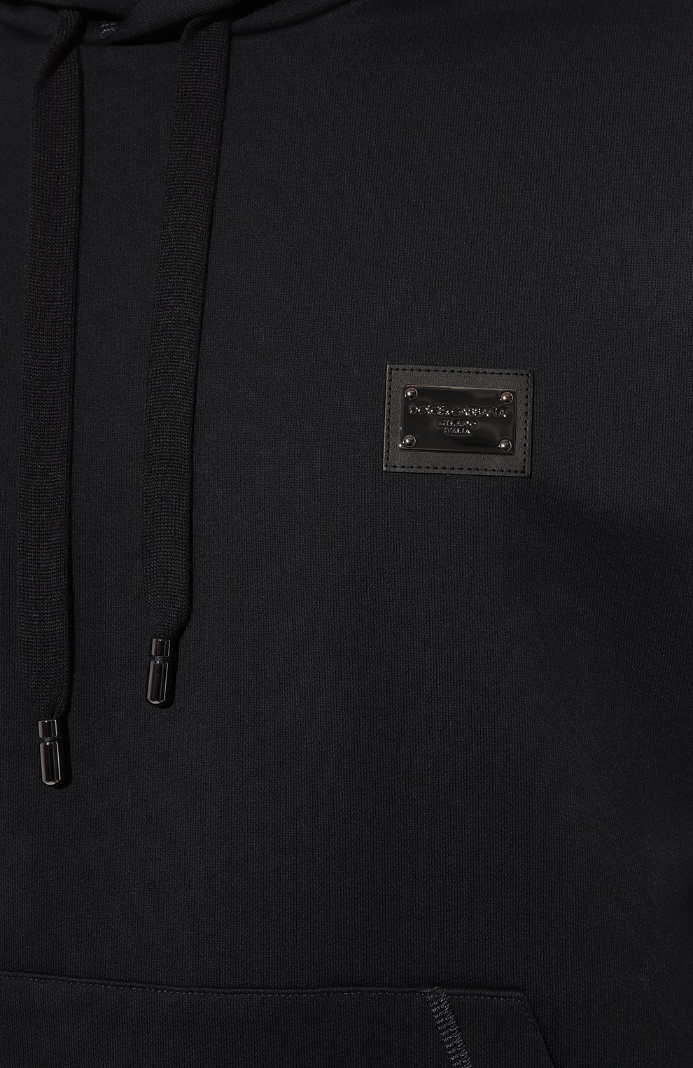 Хлопковое худи DOLCE & GABBANA темно-синего цвета по цене 69950 руб., арт. G9ZU0T/G7F2G, фото 5 Хлопковое худи DOLCE & GABBANA, арт. G9ZU0T/G7F2G, фото 5