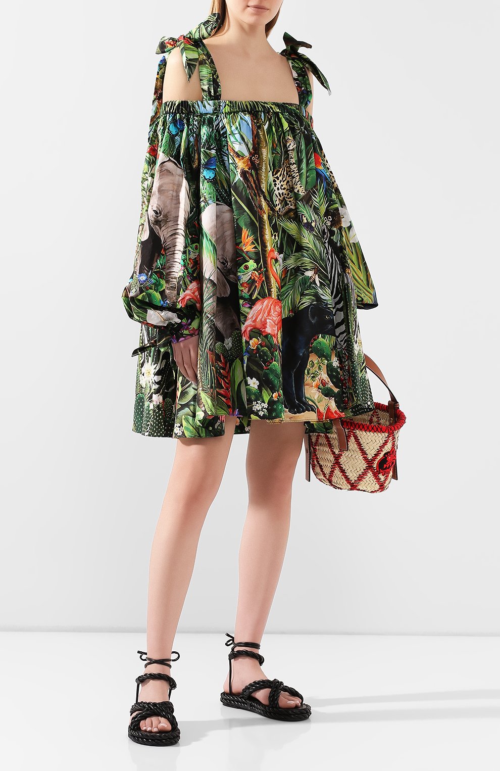 Хлопковое платье DOLCE & GABBANA, арт. F6I3MT/GDU55, фото 2