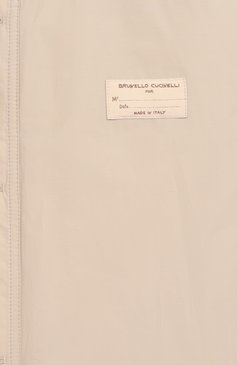 Женская куртка BRUNELLO CUCINELLI бежевого цвета, арт. MG5017829 | Фото 7 (Материал сплава: Проставлено; Материал внешний: Хлопок, Синтетический материал; Рукава: Длинные; Драгоценные камни: Проставлено; Длина (верхняя одежда): Короткие; Кросс-КТ: Куртка, Легкие; Стили: Кэжуэл)