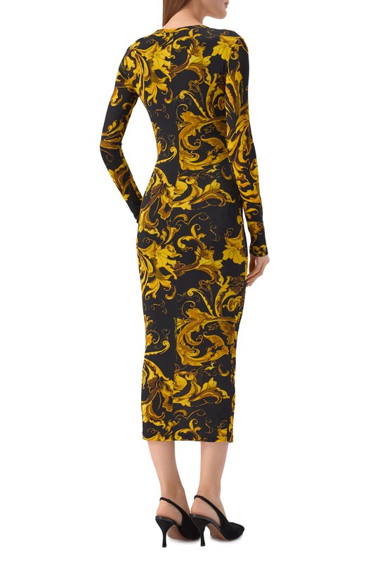 Платье из вискозы Versace Jeans Couture 79HA0920/JS500 Разноцветный  79HA0920/JS500 Фото 4