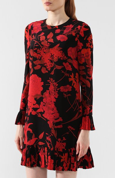 Шелковое платье VALENTINO, арт. SB3VAMN94PY, фото 3