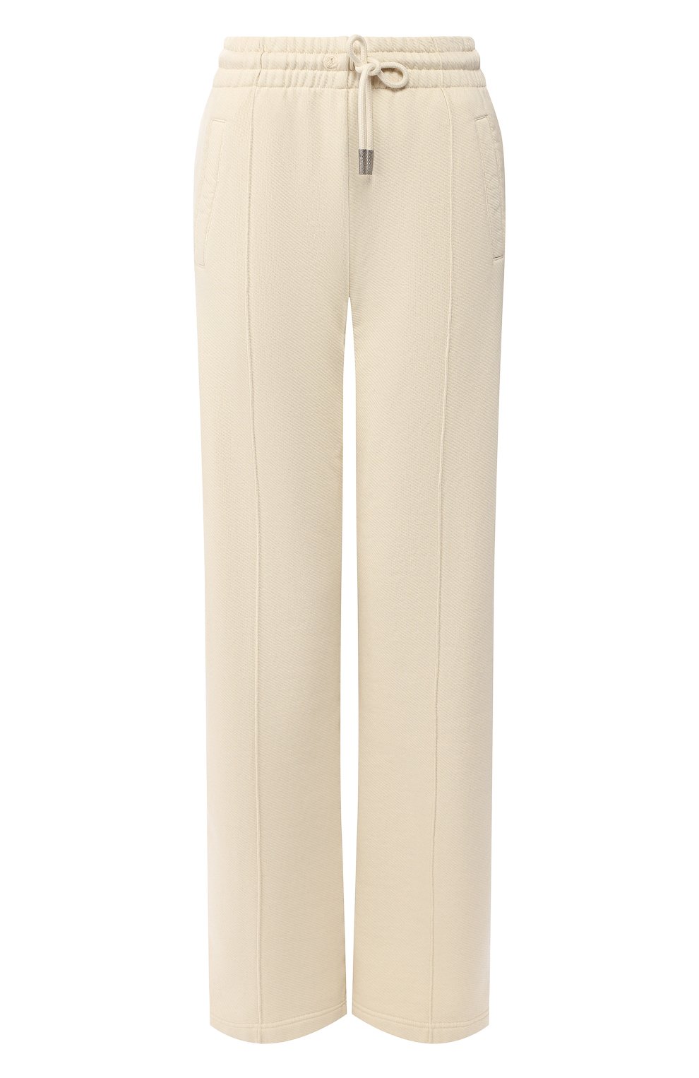 Хлопковые брюки OFF-WHITE бежевого цвета по цене 51900 руб., арт. 0WCH005E19F290974747, фото 1 Хлопковые брюки OFF-WHITE, арт. 0WCH005E19F290974747, фото 1