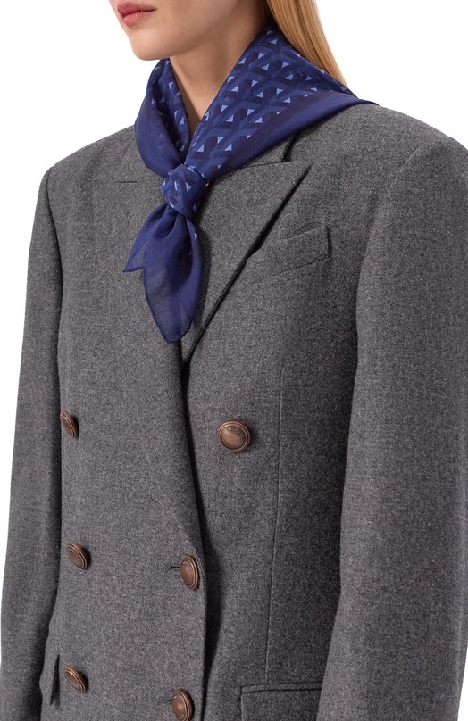 Шелковый платок MVST M26.2PW.A002 Синий  M26.2PW.A002 Фото 2