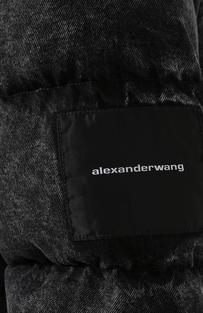 Джинсовый пуховик ALEXANDER WANG темно-серого цвета по цене 52150 руб., арт. 4D992343DL, фото 5 Джинсовый пуховик ALEXANDER WANG, арт. 4D992343DL, фото 5