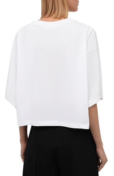 Хлопковая футболка REDVALENTINO, арт. WR0MG12C/68D, фото 4