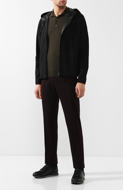 Кожаная куртка с капюшоном BERLUTI, арт. R14LBU45-004, фото 2