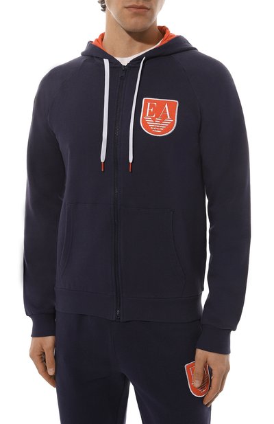 Хлопковая толстовка EMPORIO ARMANI, арт. 111835/3R573, фото 3