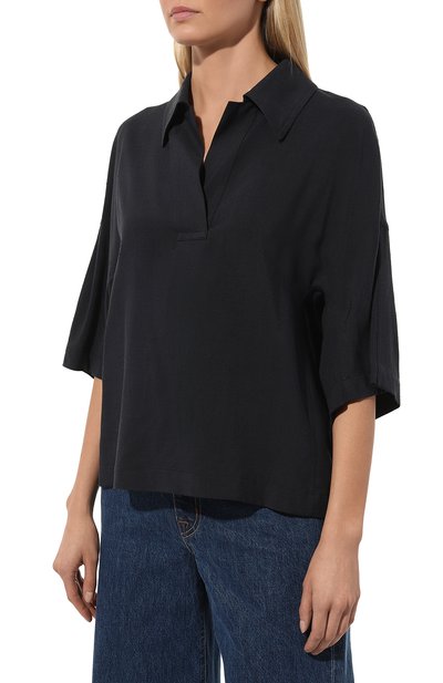 Блузка вискозы и шелка DRIES VAN NOTEN, арт. 010731-8057, фото 3