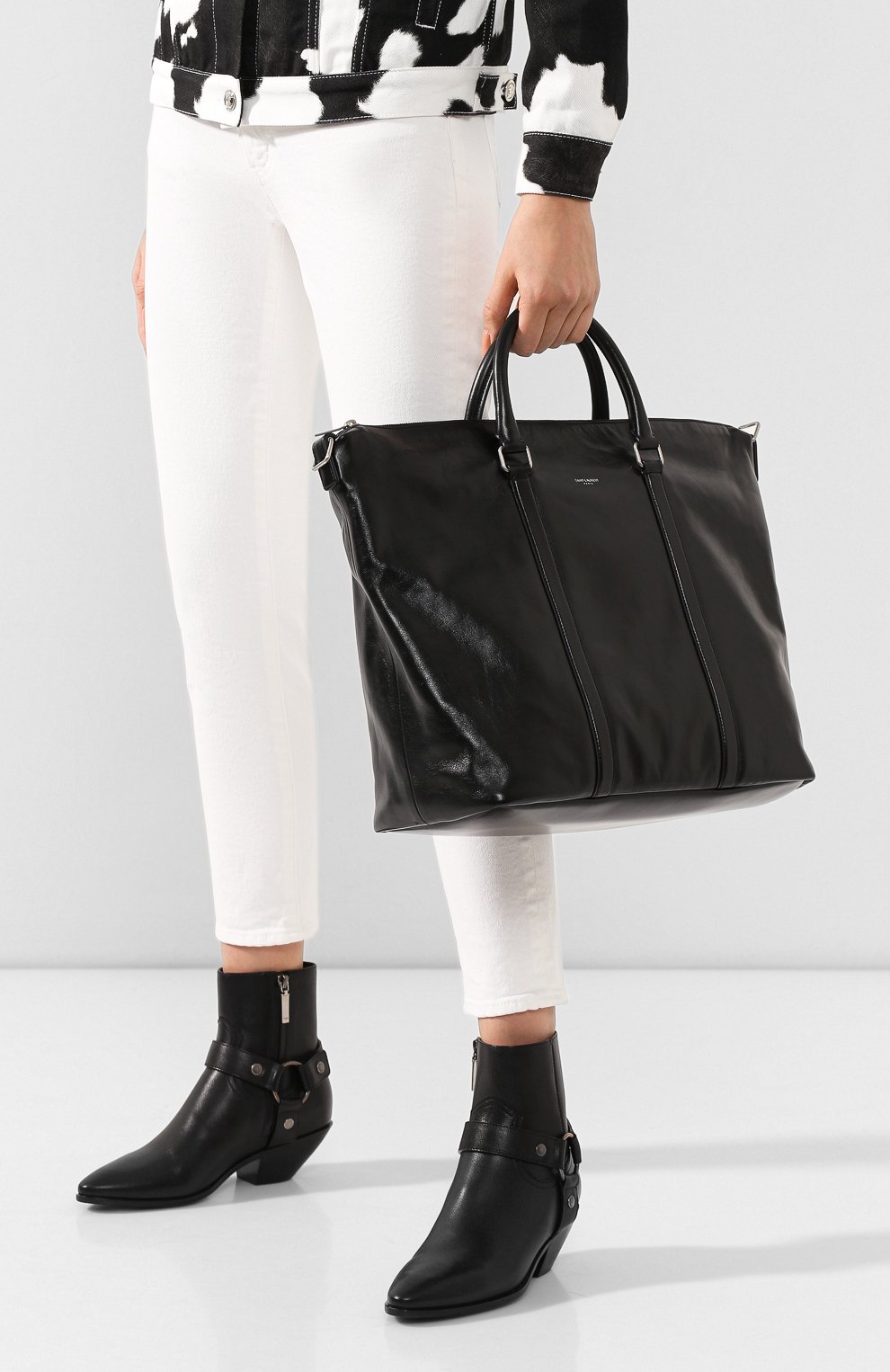 Сумка-тоут supple SAINT LAURENT, арт. 608958/1R00E, фото 2