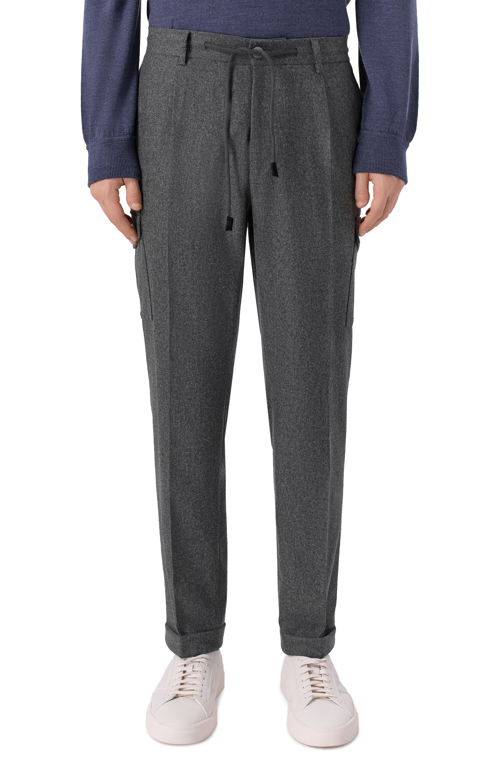 Шерстяные брюки-карго GRAN SASSO, арт. 76111/51306, фото 3