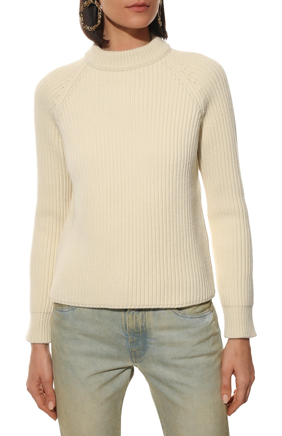 Шерстяной свитер SAINT LAURENT, арт. 609356/YAFH2, фото 3