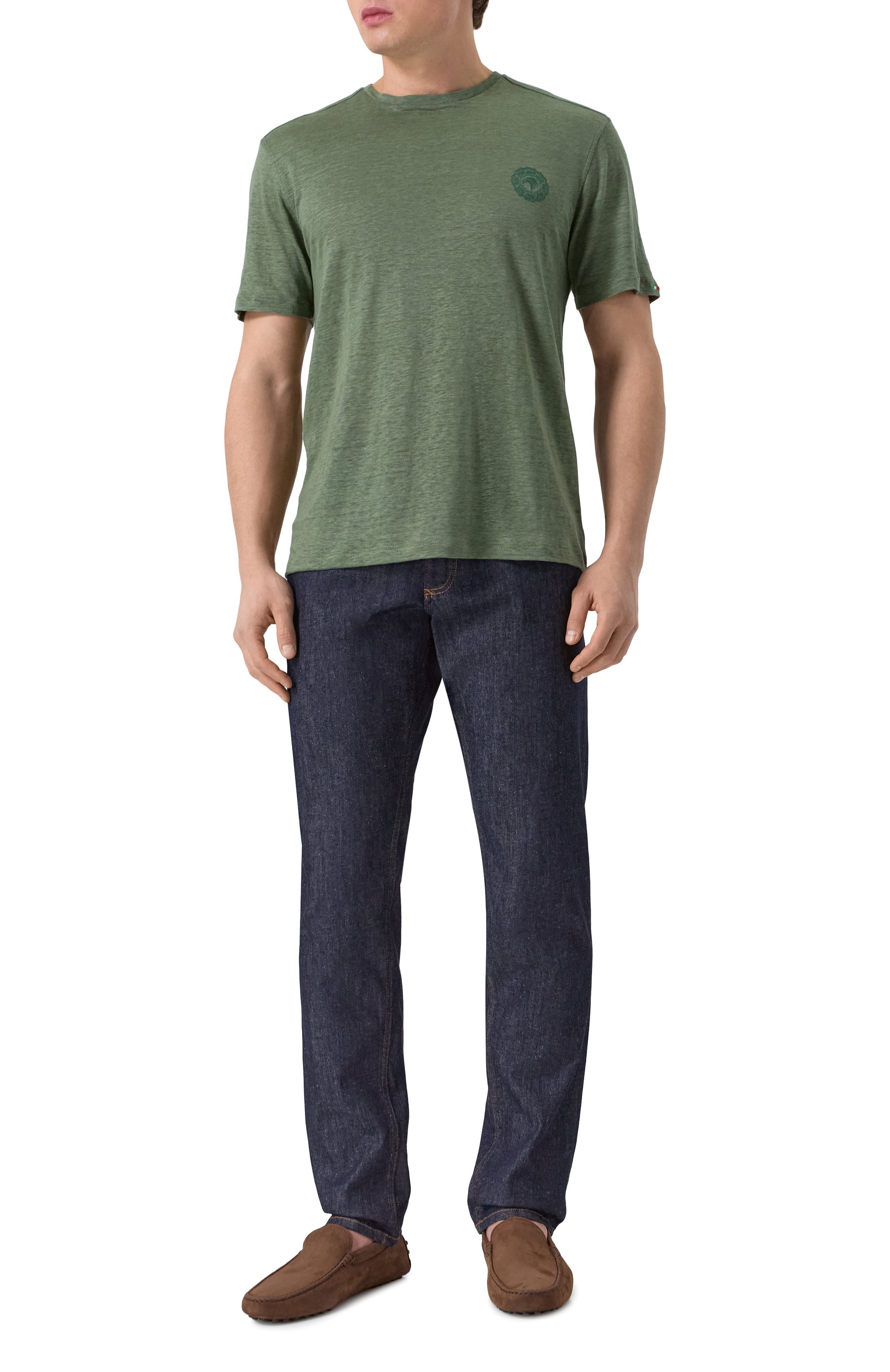 Льняная футболка STEFANO RICCI, арт. MNH5204460/LN, фото 2