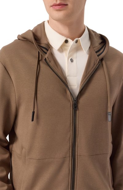 Толстовка BOGNER коричневого цвета по цене 44950 руб., арт. 88235253, фото 5 Толстовка BOGNER, арт. 88235253, фото 5