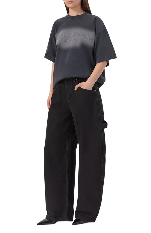 Джинсы Alexander Wang 4DC1264110 Чёрный  4DC1264110 Фото 2
