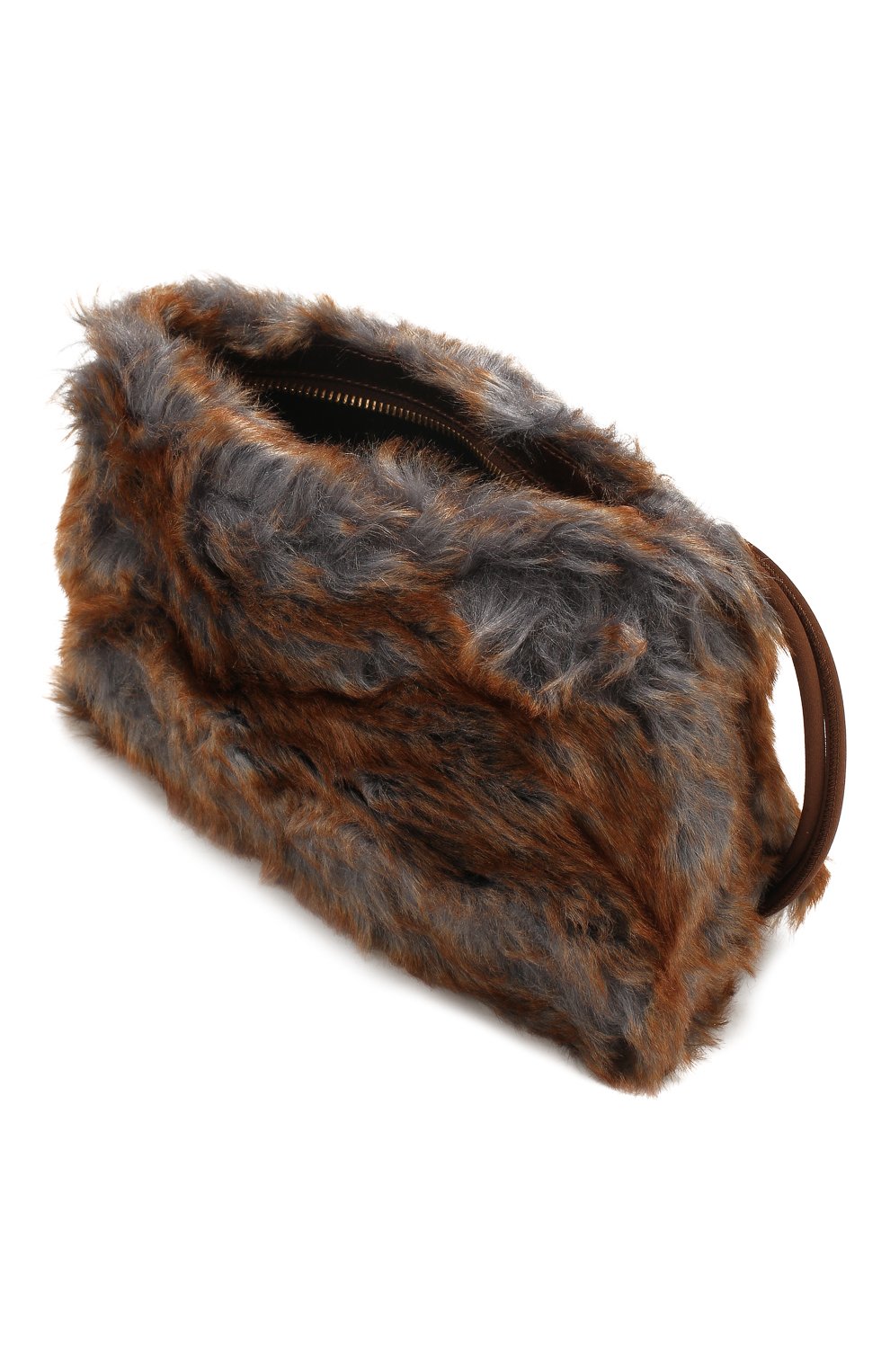 Клатч DRIES VAN NOTEN коричневого цвета по цене 37400 руб., арт. 192-11523-251, фото 4 Клатч DRIES VAN NOTEN, арт. 192-11523-251, фото 4