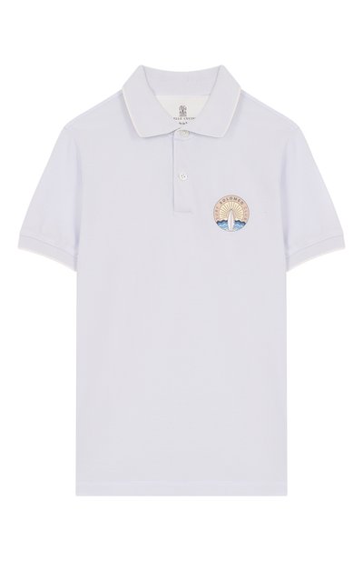 Хлопковое поло BRUNELLO CUCINELLI, арт. BE854T319C