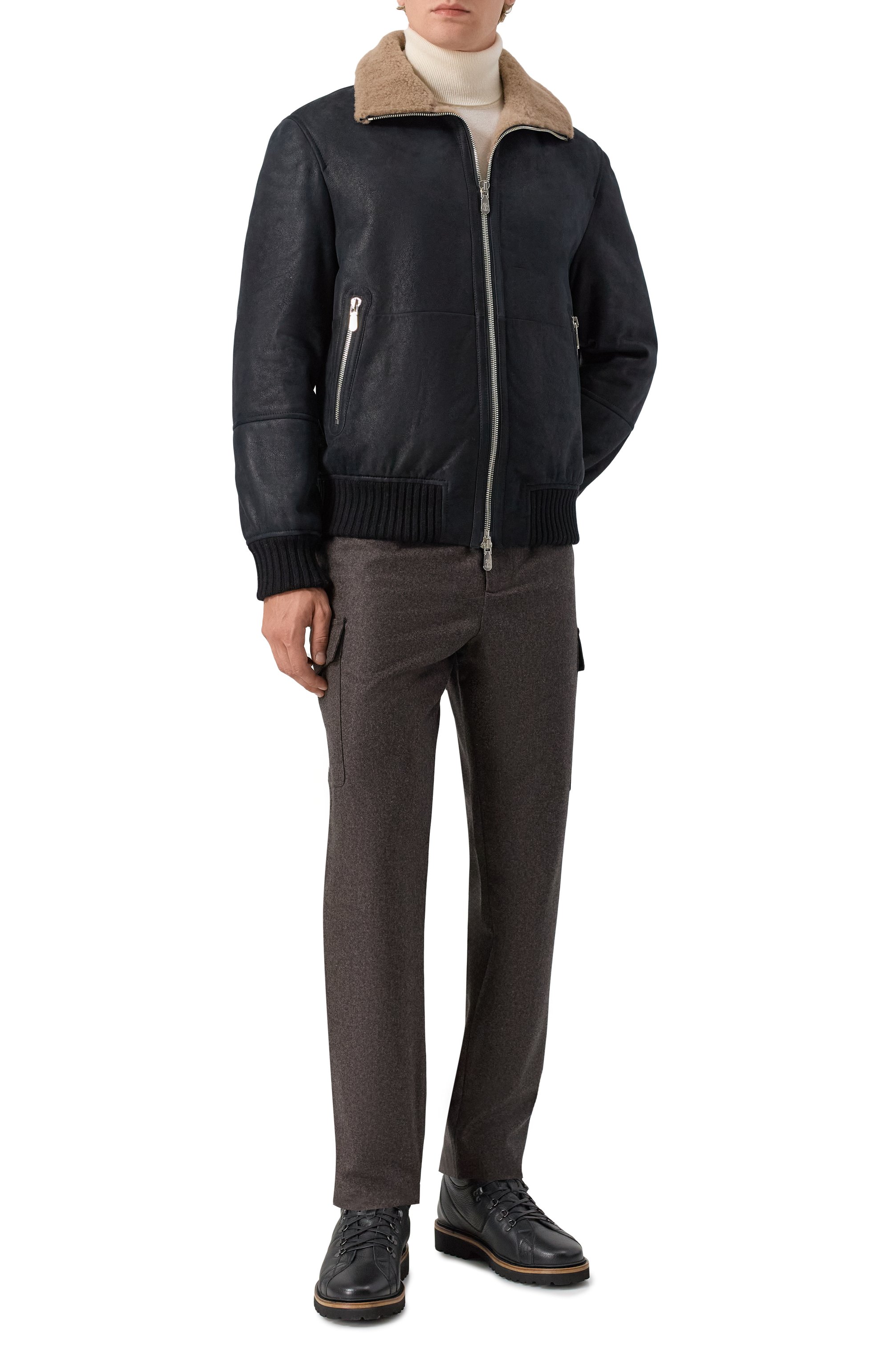 Дубленка из овчины BRUNELLO CUCINELLI, арт. MPMPN1737, фото 2