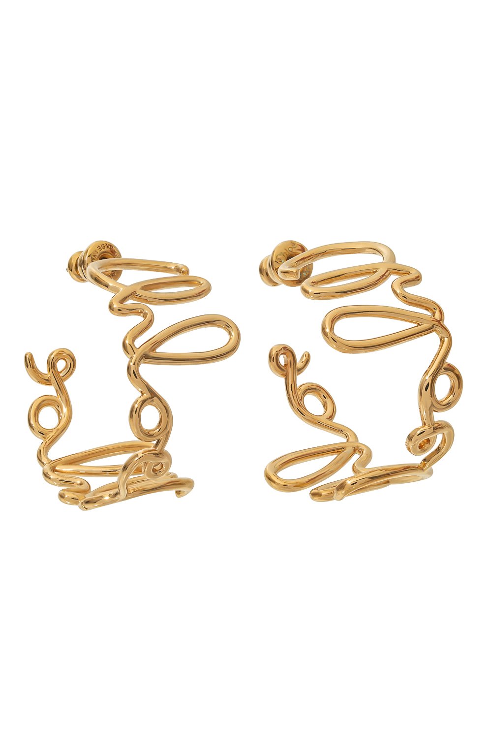 Серьги CHLOÉ золотого цвета по цене 52650 руб., арт. CHC24WFE04/CB7, фото 3 Серьги CHLOÉ, арт. CHC24WFE04/CB7, фото 3