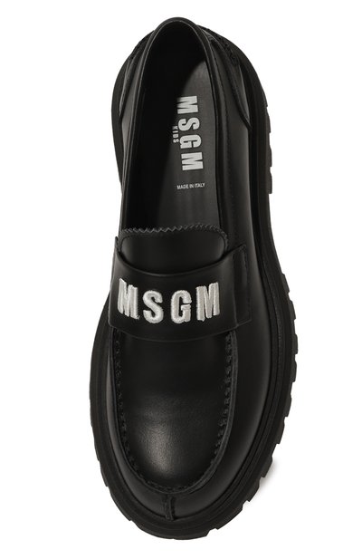 Кожаные лоферы MSGM KIDS, арт. 78909/36-40, фото 4