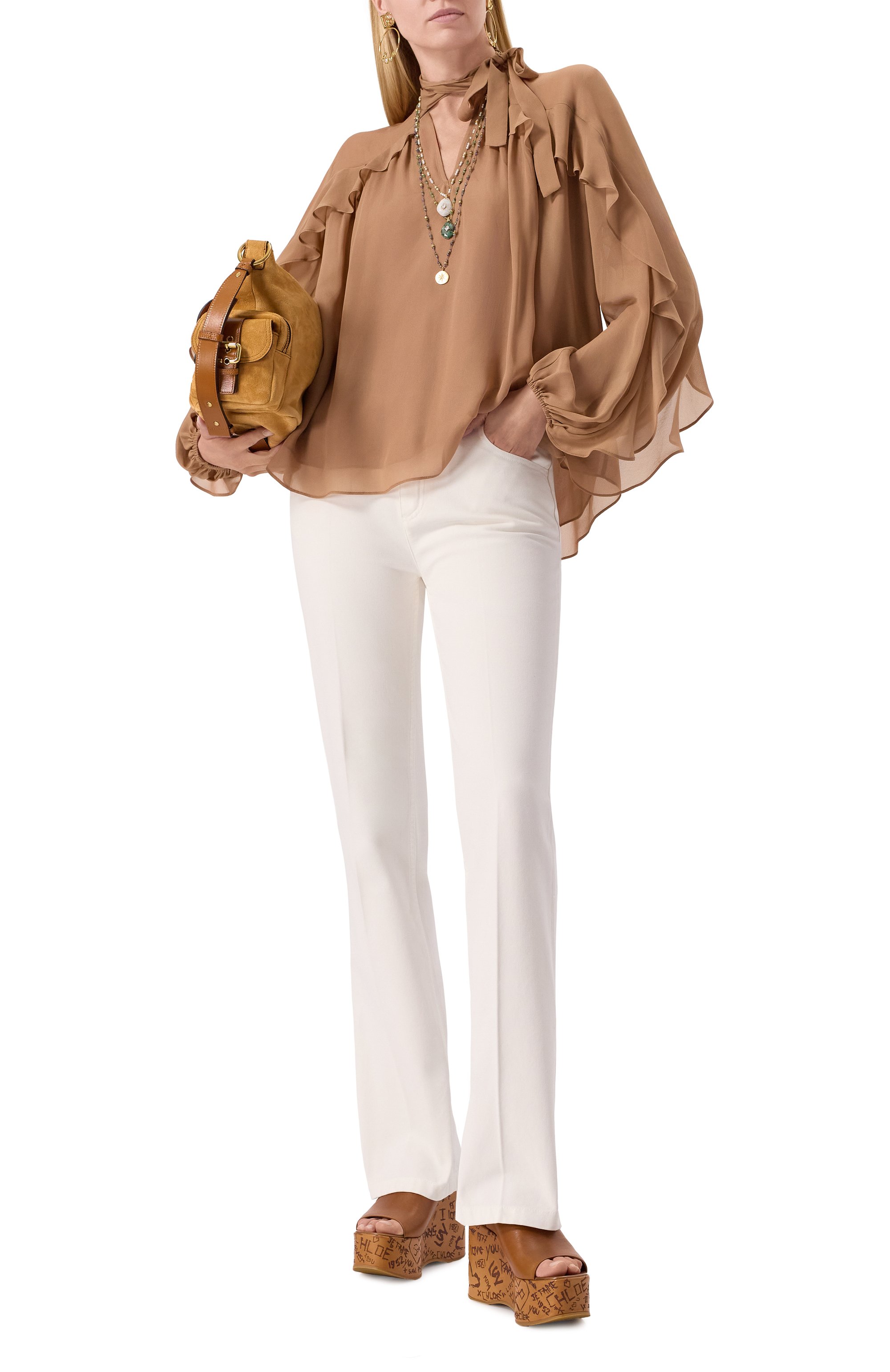 Блузка из вискозы ZIMMERMANN, арт. 4101TS251, фото 2