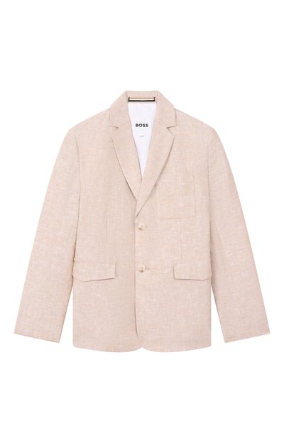 Пиджак из льна и вискозы BOSS, арт. J52992