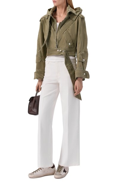 Кожаные кеды super-star GOLDEN GOOSE DELUXE BRAND, арт. GWF00101.F008122, фото 3