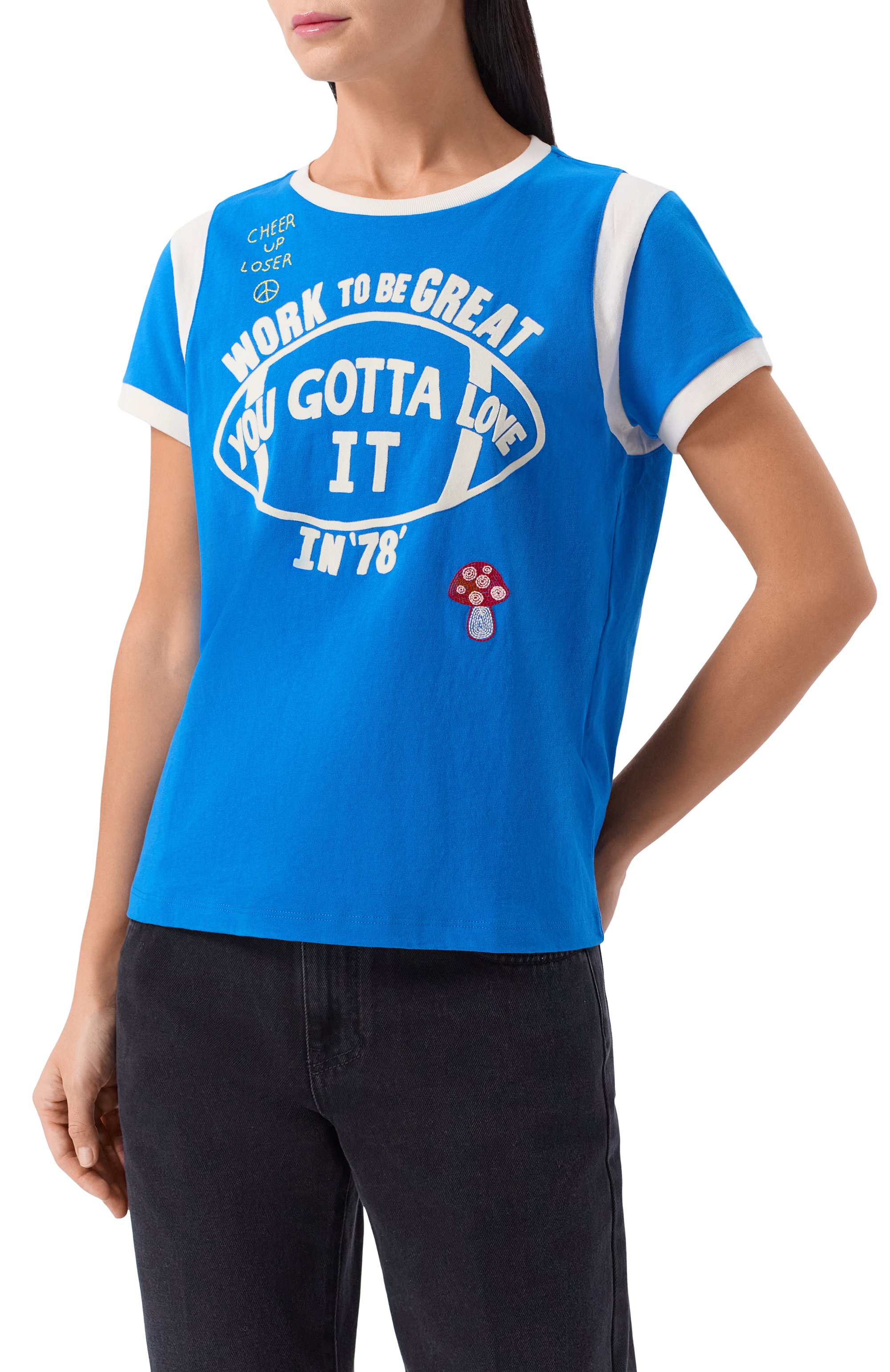 Хлопковая футболка MOTHER, арт. 81601-1574, фото 3