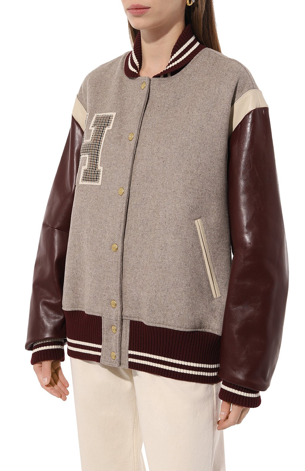 Комбинированный бомбер HALFBOY, арт. HFW241WLBB008, фото 3