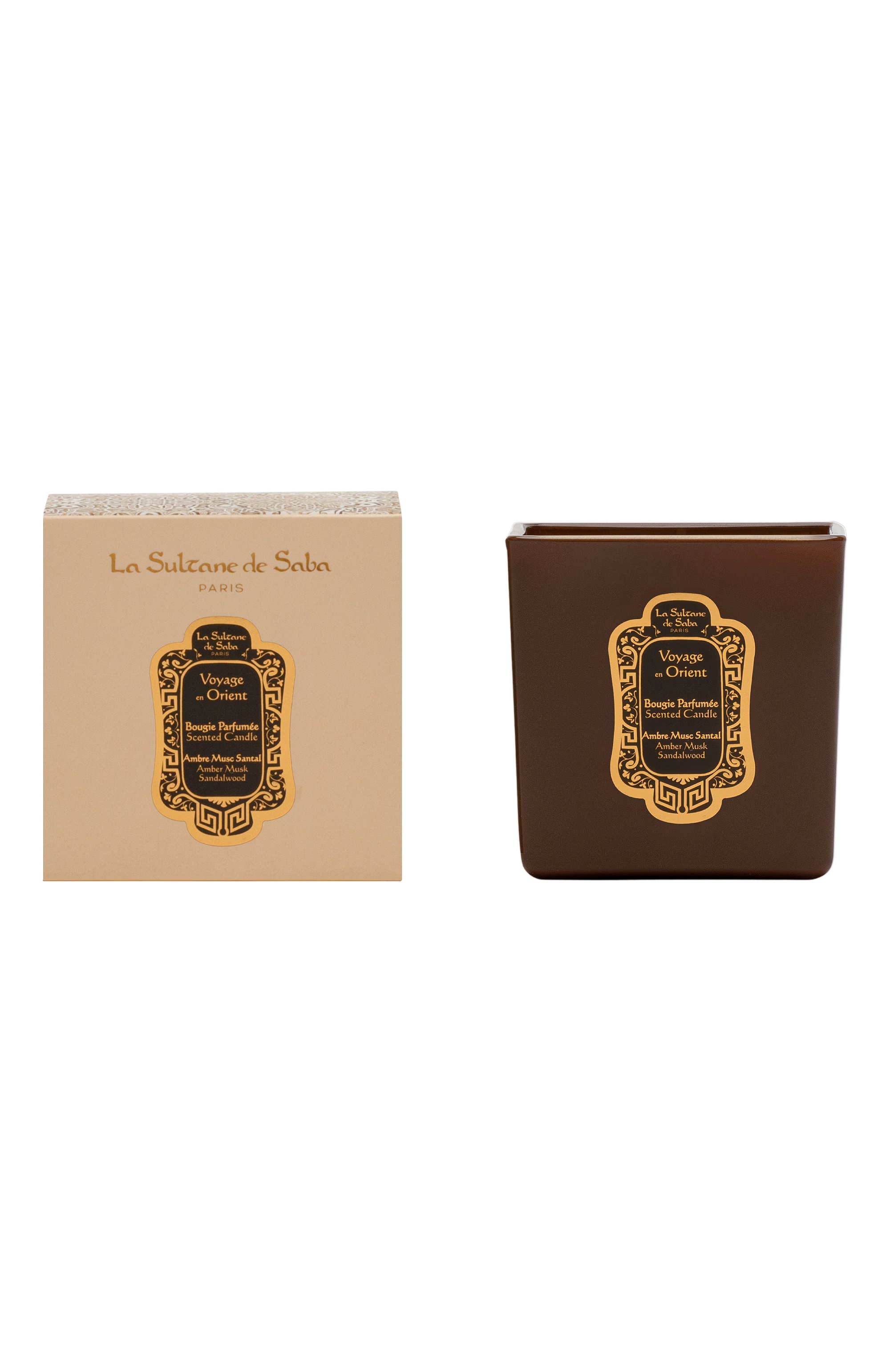 Ароматическая свеча "амбра, мускус и сандал" (200g) LA SULTANE DE SABA, арт. 3700448605702, фото 3