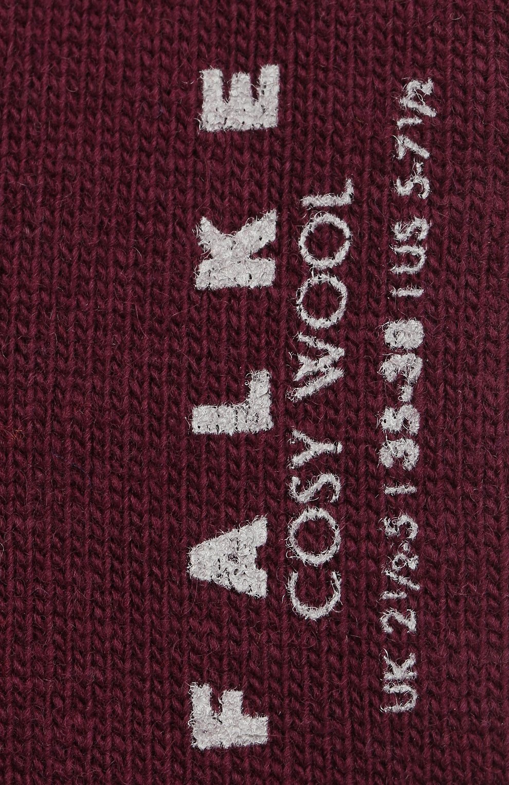 Носки cosy wool FALKE бордового цвета по цене 1850 руб., арт. 47548_19_, фото 2 Носки cosy wool FALKE, арт. 47548_19_, фото 2