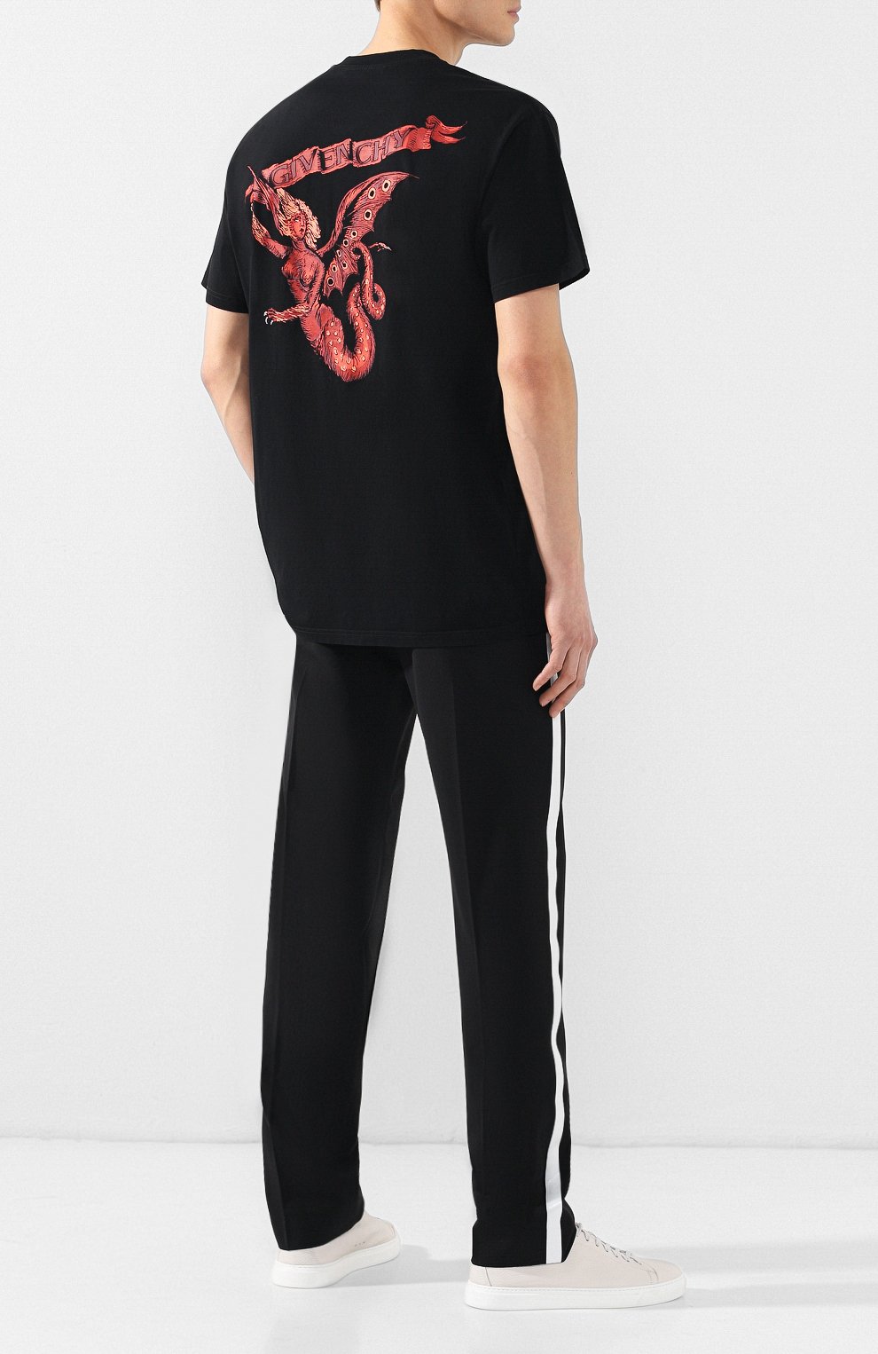 Хлопковая футболка  GIVENCHY, арт. BM70JP309P, фото 2