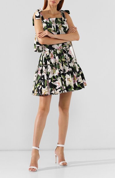 Хлопковая юбка DOLCE & GABBANA, арт. F4BIXT/HS5E0, фото 2