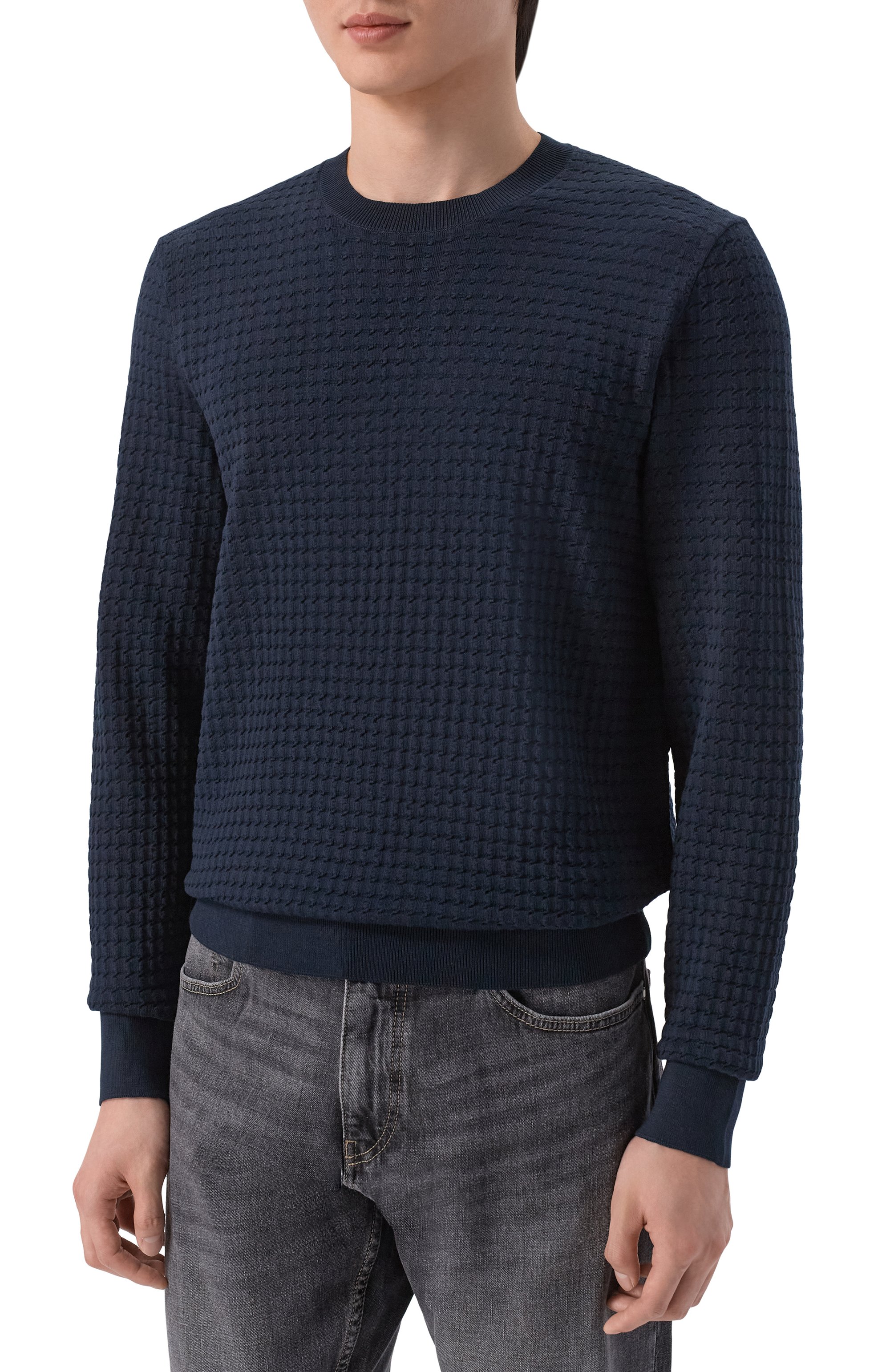 Джемпер из шелка и хлоп ка BOSS CAMEL, арт. 50555189, фото 3