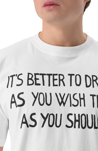 Хлопковая футболка MOSCHINO, арт. J0716/0241, фото 5