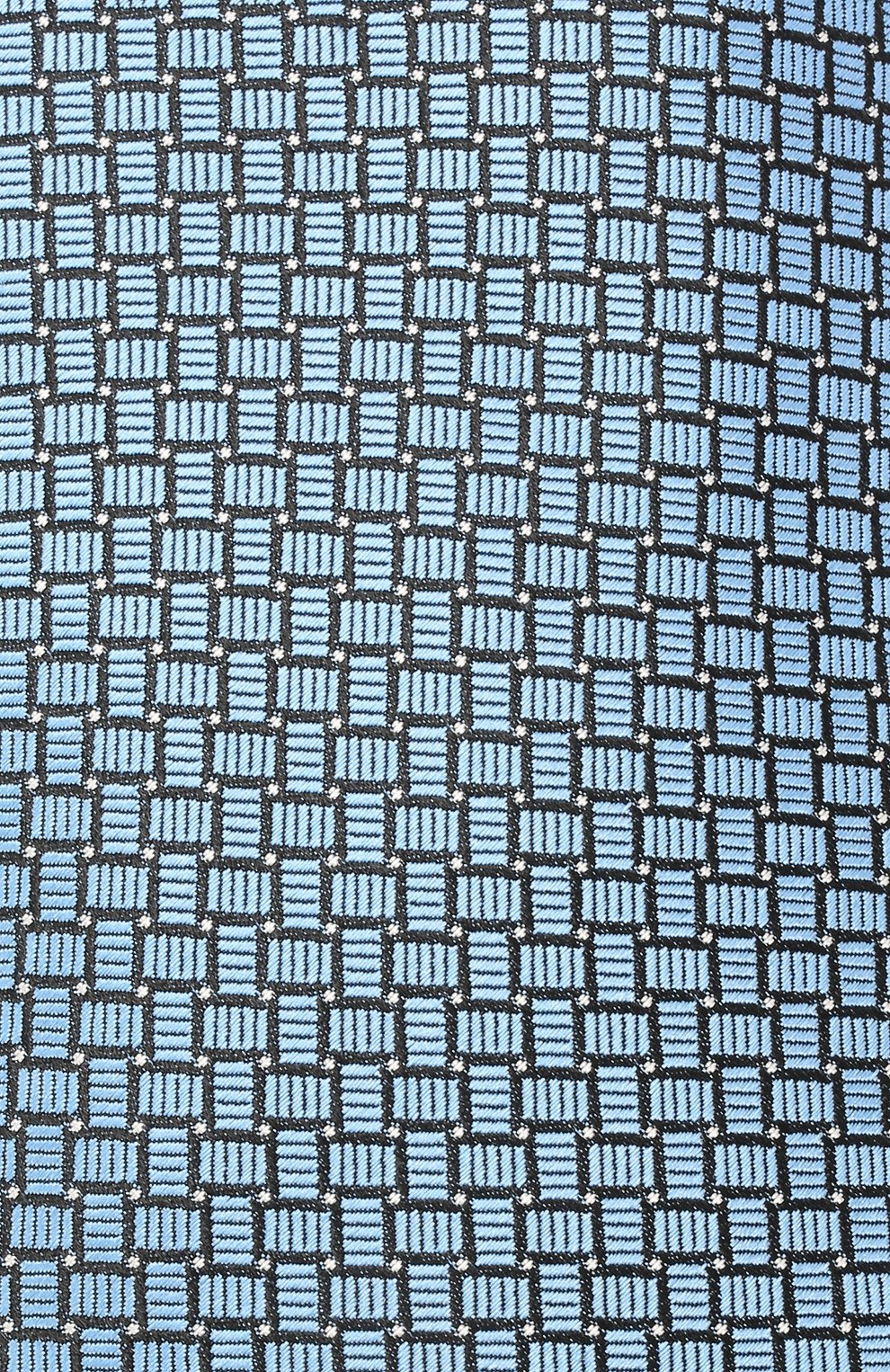 Шелковый галстук LANVIN голубого цвета по цене 9950 руб., арт. 2236/TIE, фото 3 Шелковый галстук LANVIN, арт. 2236/TIE, фото 3