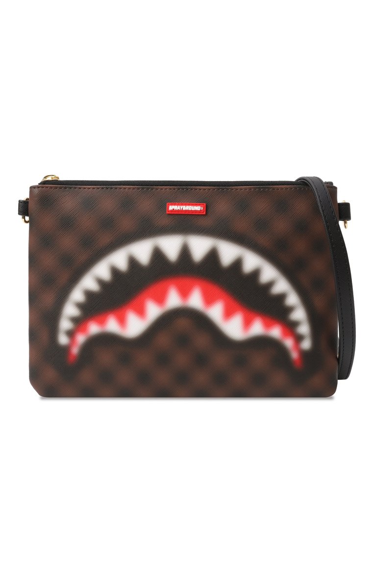 Детская клатч SPRAYGROUND коричневого цвета, арт. 910B6847NSZ | Фото 4 (Материал: Пластик, Резина; Нос: Не проставлено)