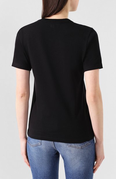 Хлопковая футболка AMI, арт. E20FJ108.720, фото 4