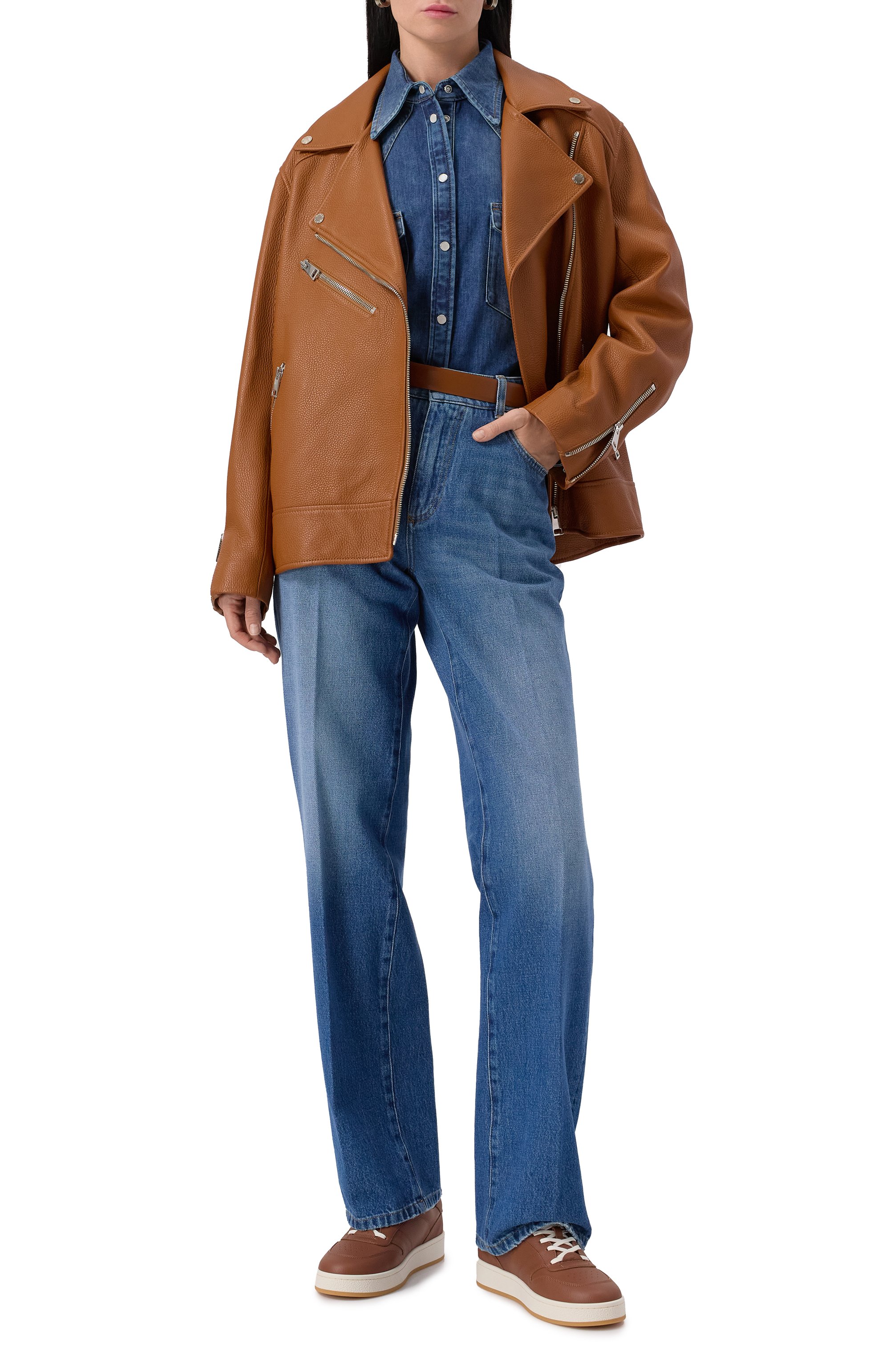 Кожаные кеды slam GIANVITO ROSSI, арт. G25480.W1WMI.FXSHAVA, фото 2